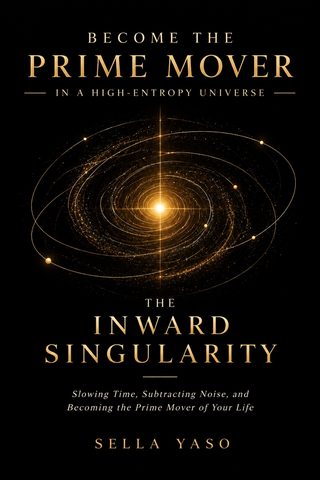 The Inward Singularity book cover — Become the Prime Mover in a High-Entropy Universe, by Sella Yaso